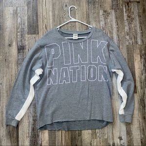 VICTORIAS SECRET PINK CREWNECK SWEATER